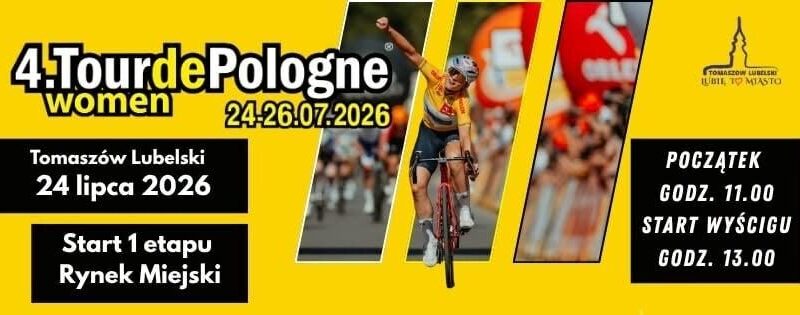 TOMASZÓW 4. Tour de Pologne Women, start z Rynku Miejskiego